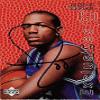 Autograph Warehouse 444466 Charlotte Hornets 1997 Upper Deck Exclusives R17 Tony Delk Autographed Basketball Card view 1