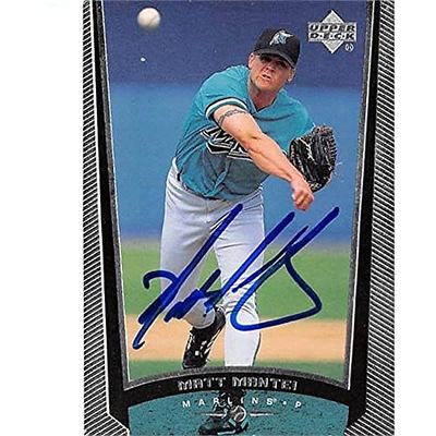 Autograph Warehouse 444030 University of Florida 1997 Upper Deck 380 Matt Mantei Autographed Baseball Card