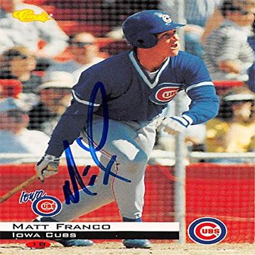 Autograph Warehouse 366485 Matt Franco Autographed Baseball Card - 1994 Classic Minor League Rookie-141