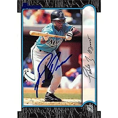Autograph Warehouse 444135 University of Florida 1999 Topps Bowman 351 Pablo Ozuna Autographed Baseball Card