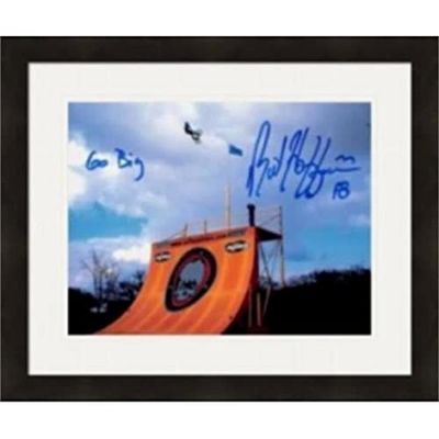 Autograph Warehouse 410362 Mat Hoffman Autographed 8 x 10 in. Photo BMX Biking X Games Champion No.SC7 Matted & Framed