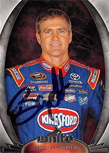 Autograph Warehouse 570420 Auto Racing NASCAR & SC Bobby Labonte Autographed Trading Card - 2012 Press Pass Ignite No.22