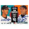 Autograph Warehouse 444200 University of Florida 2000 Fleer Tradition 413 Rookie Michael Tejera & Ramon Castro Autographed Baseball Card view 1