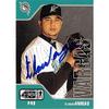 Autograph Warehouse 444285 University of Florida 2002 Upper Deck Fortyman 802 Claudio Vargas Autographed Baseball Card view 1