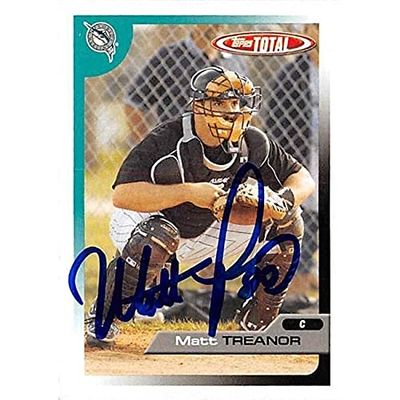 Autograph Warehouse 444287 University of Florida 2005 Topps Total 489 Matt Treanor Autographed Baseball Card