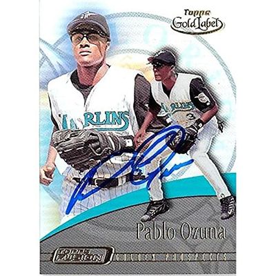 Autograph Warehouse 444143 University of Florida 2001 Topps Gold Label 39 Pablo Ozuna Autographed Baseball Card