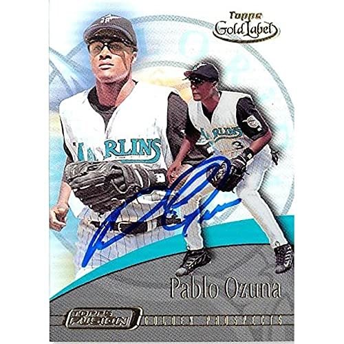 Autograph Warehouse 444143 University of Florida 2001 Topps Gold Label 39 Pablo Ozuna Autographed Baseball Card