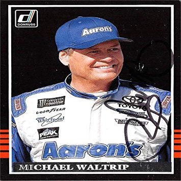 Autograph Warehouse 570430 NASCAR Driver44; Auto Racing Michael Waltrip Autographed Trading Card - 2018 Donruss No.117