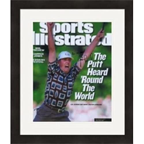 Autograph Warehouse 409863 8 x 10 in. Justin Leonard Autographed Photo - Matted & Framed