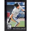 Autograph Warehouse 421238 Todd Dunwoody Autographed Baseball Card Florida Marlins 1998 Donruss Elite No.87 view 1