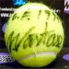 Autograph Warehouse 388064 Ilie Nastase Autographed Tennis Ball Inscribed HOF 1994