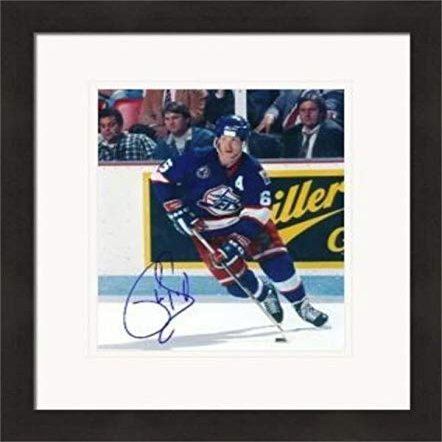 Autograph Warehouse 408974 8 x 10 in. Phil Housley Autographed Matted & Framed Photo - Winnipeg Jets No.1