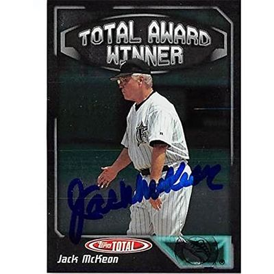 Autograph Warehouse 444077 University of Florida 2004 Topps Total AW30 Award Winner Jack Mckeon Autographed Baseball Card