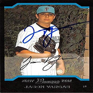 Autograph Warehouse 444268 University of Florida 2005 Topps Bowman BDP97 Jason Vargas Autographed Baseball Card
