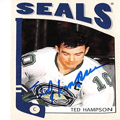 Autograph Warehouse 377275 Ted Hampson Autographed Hockey Card 2005 in The Game No. 262