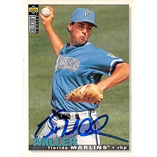 Autograph Warehouse 444054 University of Florida 1995 Upper Deck 298 Kurt Miller Autographed Baseball Card