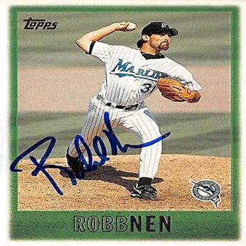 Autograph Warehouse 444085 University of Florida 1997 Topps 79 Robb NEN Autographed Baseball Card
