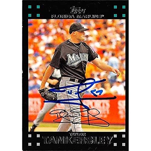 Autograph Warehouse 444293 University of Florida 2007 Topps 579 Taylor Tankersley Autographed Baseball Card