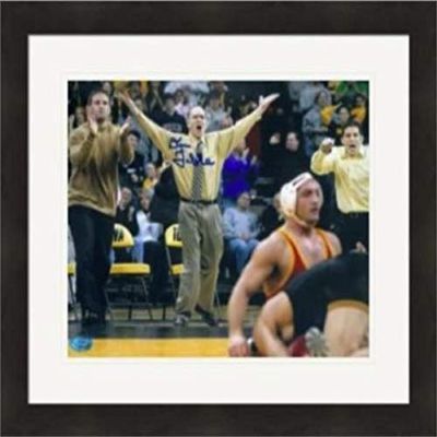 Sports Memorabilia Autograph Warehouse 409914 8 x 10 in. Dan Gable Autographed Matted & Framed Photo - USA Wrestling Champion No.24