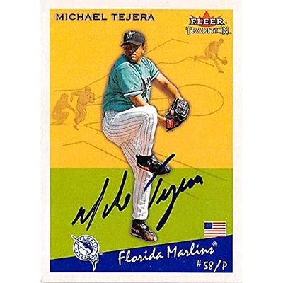 Autograph Warehouse 444333 University of Florida 2002 Fleer Tradition U251 Michael Tejera Autographed Baseball Card
