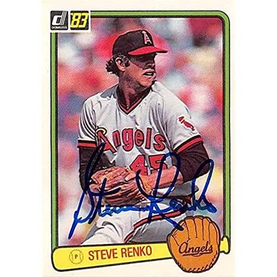 Autograph Warehouse 366188 Steve Renko Autographed Baseball Card - 1983 Donruss 393