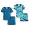 Amazon Essentials Boys' Snug-Fit Cotton Pajama Set, Pack of 2, Under the Sea, 8 view 1