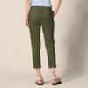 Amazon Essentials Women's Mid-Rise Slim-Fit Stretchy Cropped Tapered Leg Khaki Pants (Available in Plus Size), Dark Olive, 14 view 3