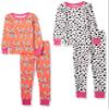 Amazon Essentials Boys' Snug-Fit Cotton Pajama Set, Pack of 2, Coral Orange Dog, 14-16 view 1