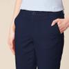 Amazon Essentials Women's Mid-Rise Slim-Fit Stretchy Cropped Tapered Leg Khaki Pants (Available in Plus Size), Navy, 6 view 4