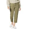 Amazon Essentials Women's Mid-Rise Slim-Fit Stretchy Cropped Tapered Leg Khaki Pants (Available in Plus Size), Washed Olive, 0 view 1