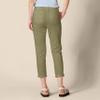 Amazon Essentials Women's Mid-Rise Slim-Fit Stretchy Cropped Tapered Leg Khaki Pants (Available in Plus Size), Washed Olive, 0 view 2