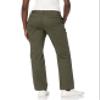 Amazon Essentials Women's Slim Fit, Straight leg Stretch Twill Chino Pant, Dark Olive, 2 view 2