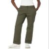 Amazon Essentials Women's Slim Fit, Straight leg Stretch Twill Chino Pant, Dark Olive, 6 view 1