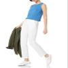 Amazon Essentials Women's Straight-Fit Stretch Twill Chino Pant, Bright White, 4 view 4