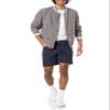 Amazon Essentials Men's Slim-Fit 9" Inseam Stretch 5-Pocket Shorts, Midnight Blue, 31 view 4
