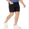 Amazon Essentials Men's Straight-Fit 7" Inseam Stretch 5-Pocket Shorts, Black, 42 view 1