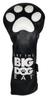 Let The Big Dog Eat (Black) Embroidered Headcover - Driver view 1