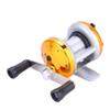 Portable Fishing Reel, Solid Construction Smooth Corrosion-Resistant Ice Fishing Wheel, Perfect for Outdoor Fishing Such As River Ice Fishing(Golden) view 2