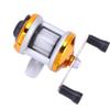 Portable Fishing Reel, Solid Construction Smooth Corrosion-Resistant Ice Fishing Wheel, Perfect for Outdoor Fishing Such As River Ice Fishing(Golden) view 3