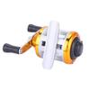 Portable Fishing Reel, Solid Construction Smooth Corrosion-Resistant Ice Fishing Wheel, Perfect for Outdoor Fishing Such As River Ice Fishing(Golden) view 4