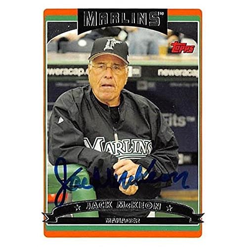 Autograph Warehouse 444067 University of Florida 2006 Topps 276 Jack Mckeon Autographed Baseball Card