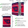 College Flags & Banners Co. Dayton Flyers Garden Flag and Flag Stand Pole Holder Set view 4