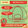 #Adoption - Leather Hashtag Black Patch Engraved Trucker Hat, Grey-Steel, One Size view 2