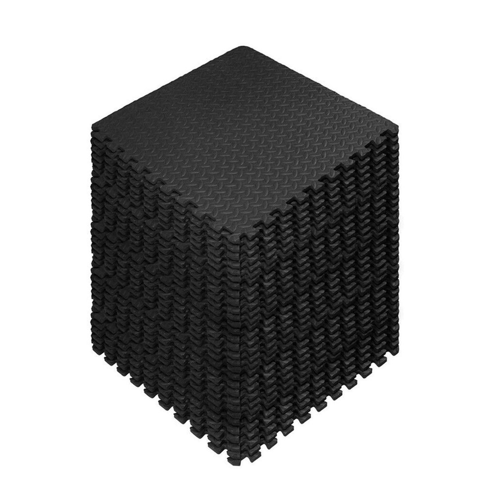 HayWHNKN 0.5" Thick Multipurpose Puzzle Exercise Mat EVA Foam Floor Tiles 54 Pcs for Gymnastics and Home Gym Protective Flooring