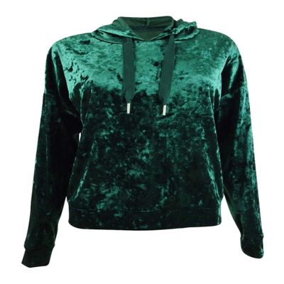 Alfani Women's Velvet Sleep Hoodie (XS, Pine Velvet)