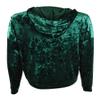 Alfani Women's Velvet Sleep Hoodie (XS, Pine Velvet) view 2