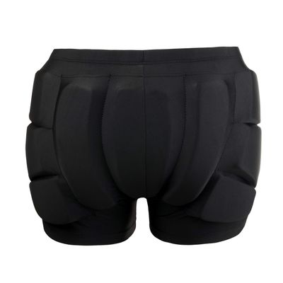 Reomoto Kids Hip Protection Pads Shorts for Skiing, Skating, Snowboarding - EVA 3D Padded Bone Protection Pants for Teenagers (Black, M)