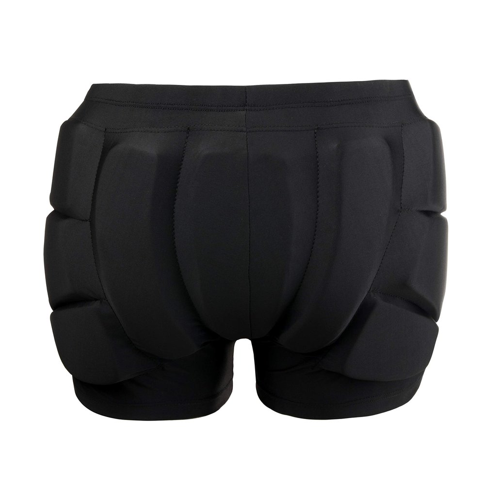 Reomoto Kids Hip Protection Pads Shorts for Skiing, Skating, Snowboarding - EVA 3D Padded Bone Protection Pants for Teenagers (Black, M)