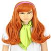 karlery Kids Girls Long Curly Orange Wig with Bangs Halloween Cosplay Costume Wig (Free Purple Headband and Wig Cap) view 2