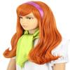 karlery Kids Girls Long Curly Orange Wig with Bangs Halloween Cosplay Costume Wig (Free Purple Headband and Wig Cap) view 3